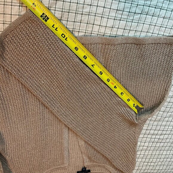 TALBOTS gold/tan cardigan Sz Small - Picture 10 of 11
